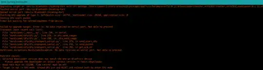 Error Posting - no data from the serial port