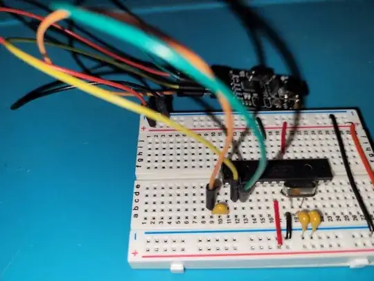 Programming Breadboard w/Cap on DTR