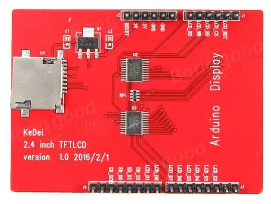 TFT LCD Shield bottom