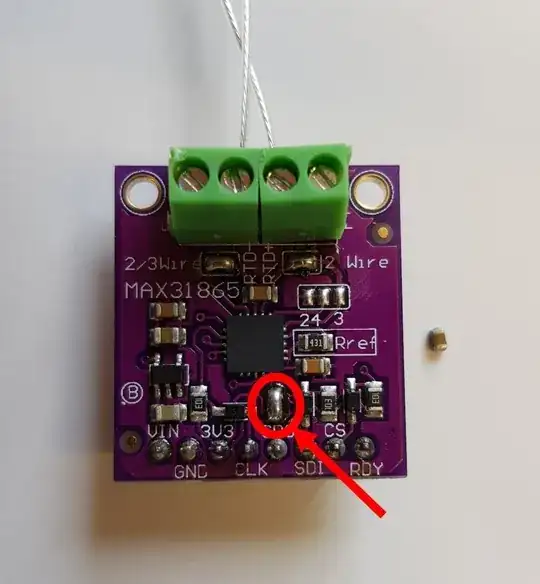 Modification of the chinese MAX31865 driver board