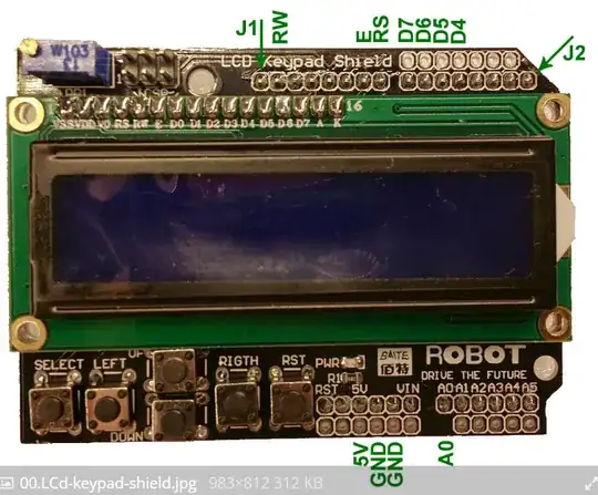 LCD keypad shield LCD keypad shield