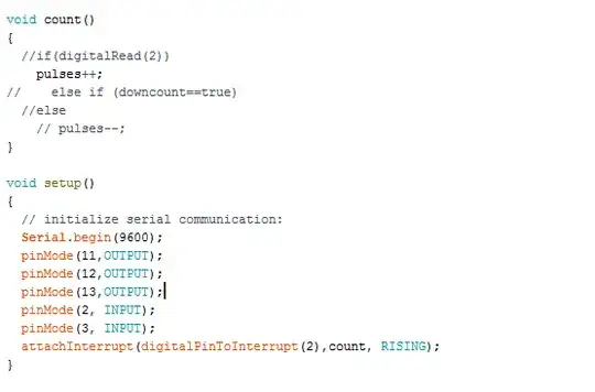 Interupt pin asssigment with function call