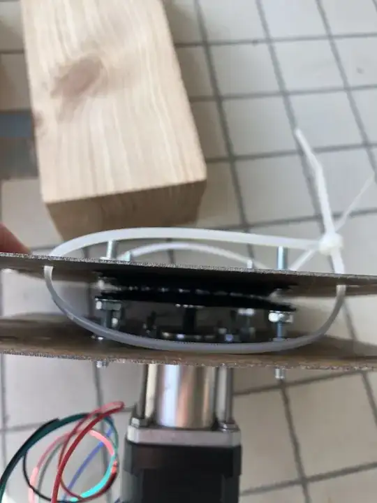 stepper and ball bearing plate