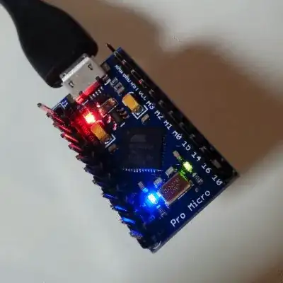 LEDs flashing