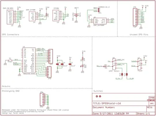 schematic of the SparkFun GPS shield