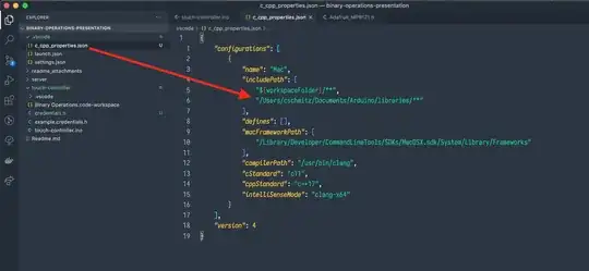 updating the include path