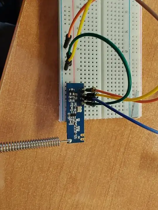 Receiver module setup