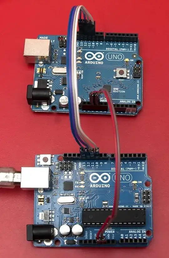 Arduino SPI master and slave