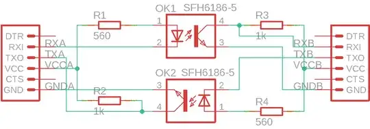 OptoIsolator FTDI Circuit