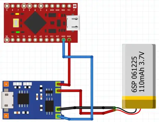 Battery without step up converter