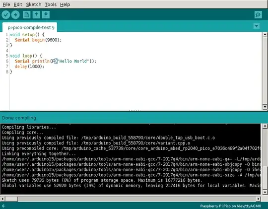 Shows successful build.
