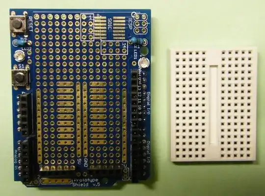Example of an Arduino perfoboard shield