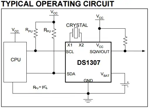 DS1307 Circuit