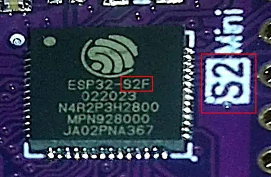 Crop from original board image showing S2 markings highlighted.