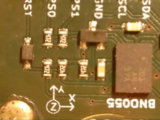 Orientation on Sensor