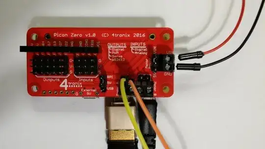 Closer view on the picon board