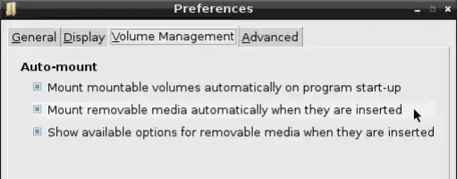 File Manager Preferences