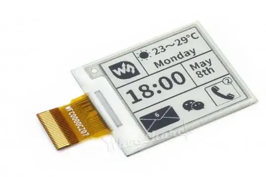e-ink display