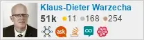 profile for Klaus-Dieter Warzecha on Stack Exchange, a network of free, community-driven Q&A sites