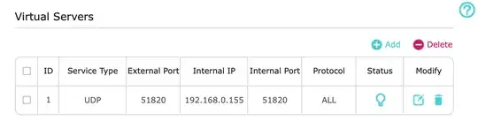 Virtual Servers Setup