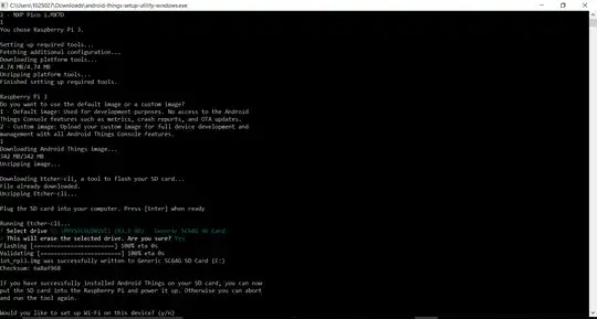 Android of Things flashing