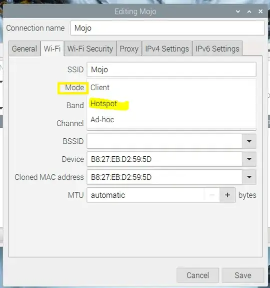 Configure WiFi connection Mode