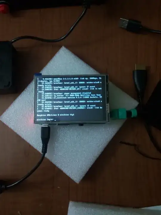 TFT with boot screen