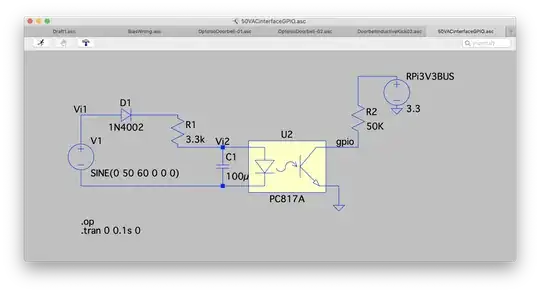 opto-coupler interface to 50VAC