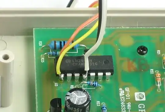 soldering to the chip