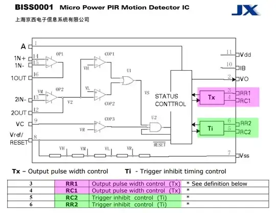 PIR Module config notes