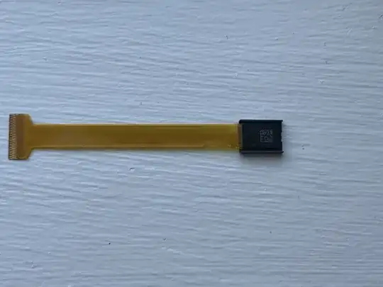 Display and ribbon cable