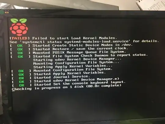 kernel module failed