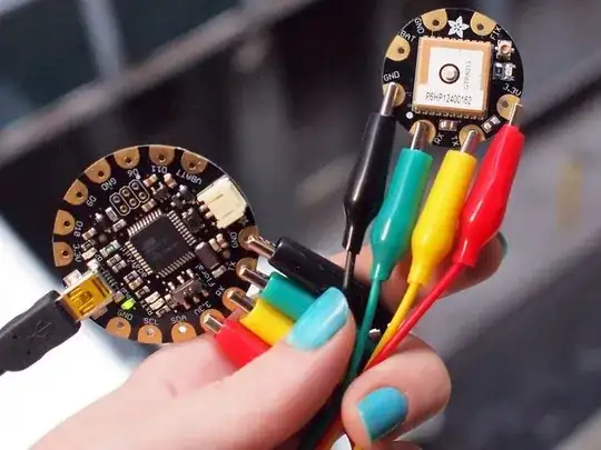 Adafruit flora and Adafruit GPS module