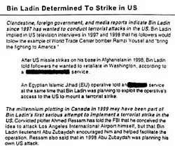 Corrected spelling of Ladin to Laden.