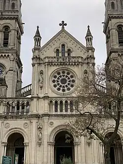 the porch and facade