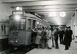 Örby Line at "Ringvägen" in 1933