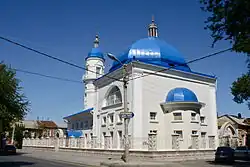 White mosque in Astrakhan