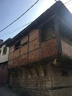 A western view of the house