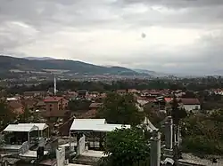 Panoramic view of the village