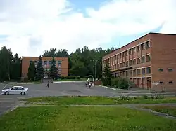 Central square in the town