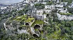 Depopulated homes of the village of Lifta