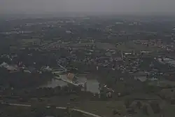 Aerial view of Warin Chamrap on November 3, 2010