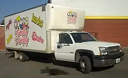 Humpty Dumpty delivery van in Montreal