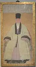 Men wearing beizi, Ming dynasty, 16th century
