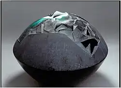 Past', layered blown, cut, engraved glass, 30 x 40 cm, 1992