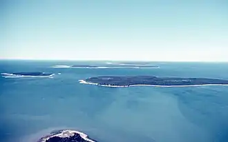 Mingan Archipelago National Park Reserve from a seaplane