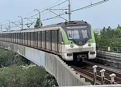 02A04 train after being expanded to 8 cars