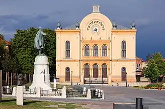 1869 Great Synagogue in Romantic style in Pécs, Hungary