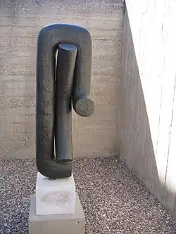 Isamu Noguchi (1904–1988), Heimar, 1968, at the Billy Rose Sculpture Garden, Israel Museum, Jerusalem, Israel