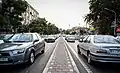 Sattar Khan Street in Tehran.